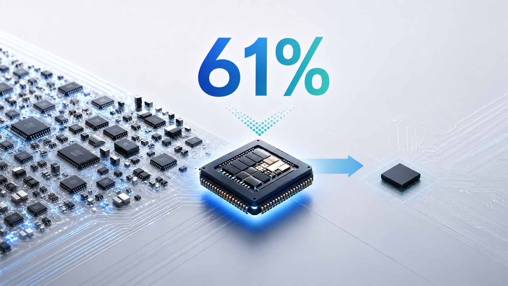 One Package, 61% Smaller | Corezzle Electronics